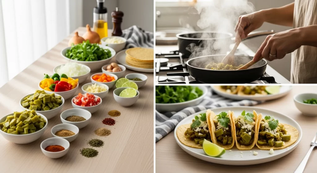 Tasty Tacos de Nopales