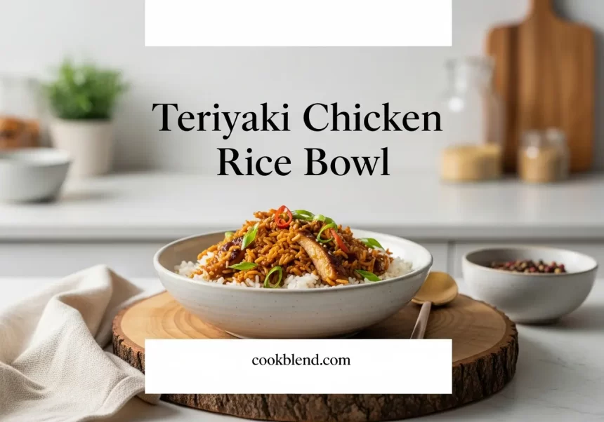 Teriyaki Chicken Rice Bowl