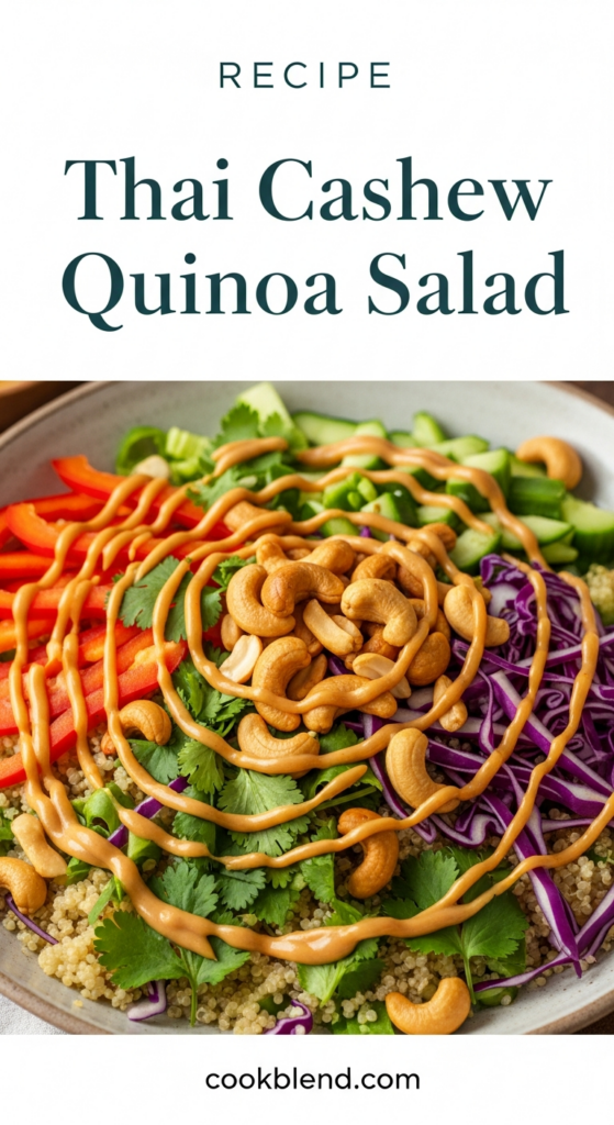 Thai Cashew Quinoa Salad