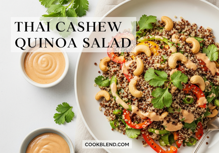 Thai Cashew Quinoa Salad