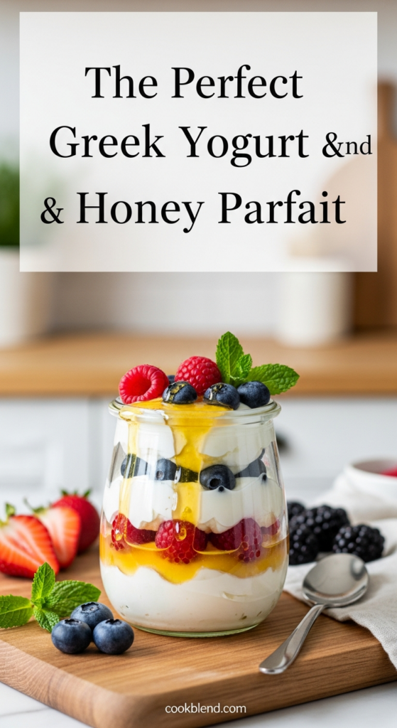 The Perfect Greek Yogurt and Honey Parfai