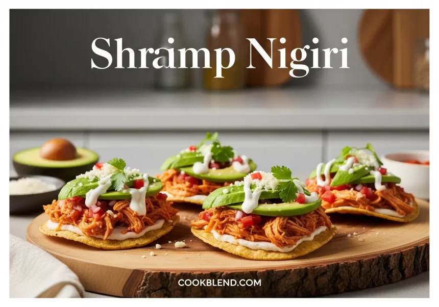 Tostadas de Tinga de Pollo