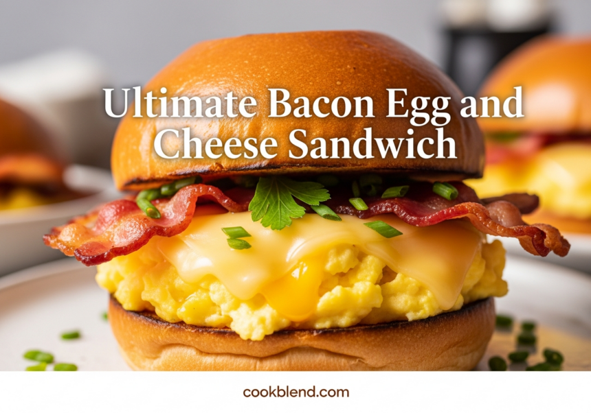 Ultimate Bacon, Egg & Cheese Sandwich