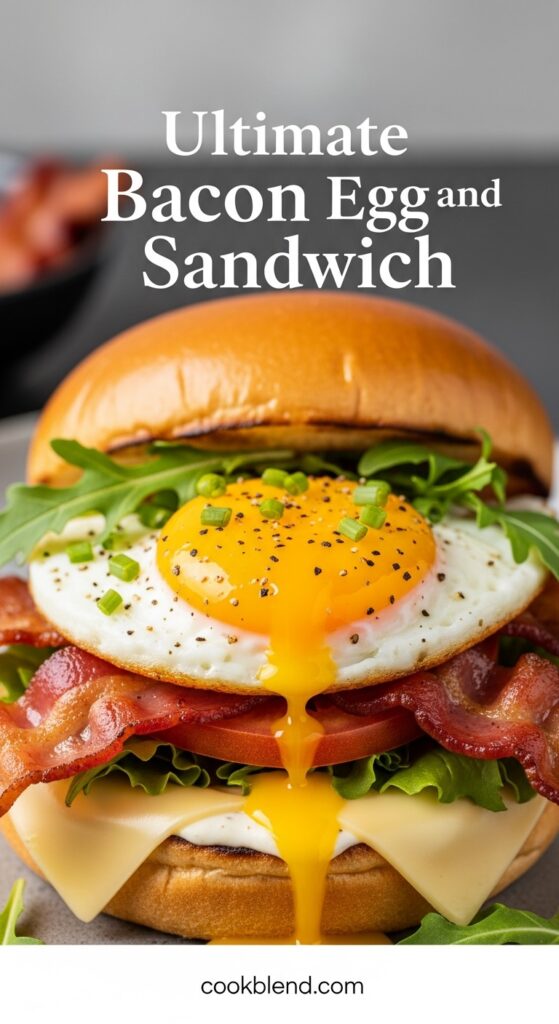 Ultimate Bacon, Egg & Cheese Sandwich