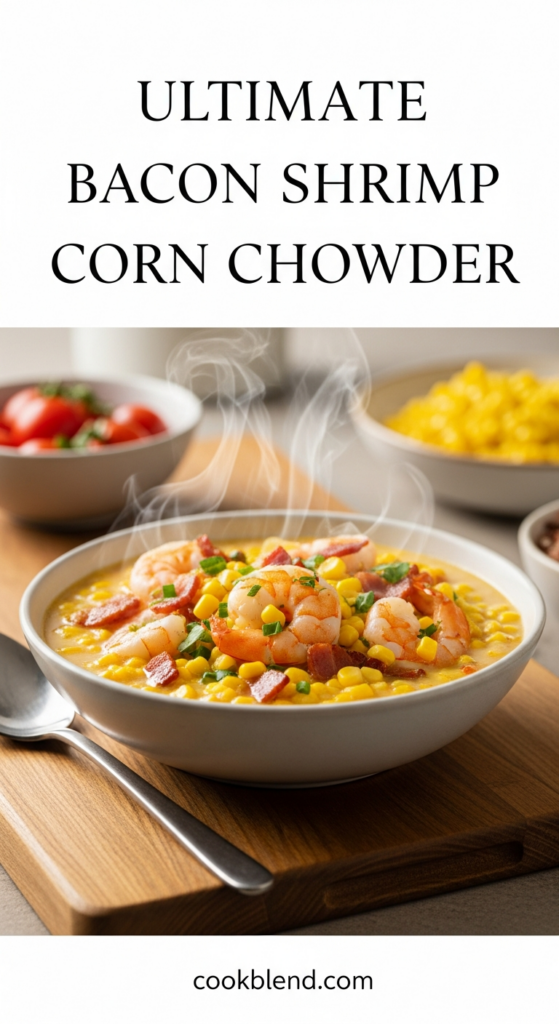 Ultimate Bacon Shrimp Corn Chowder