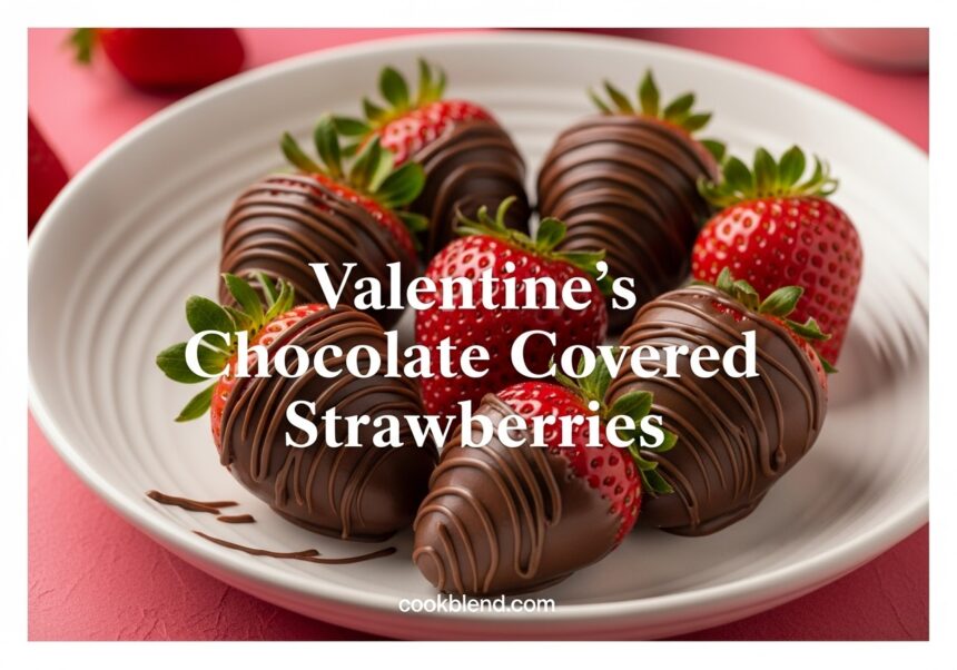 Valentine’s Chocolate Covered Strawberri