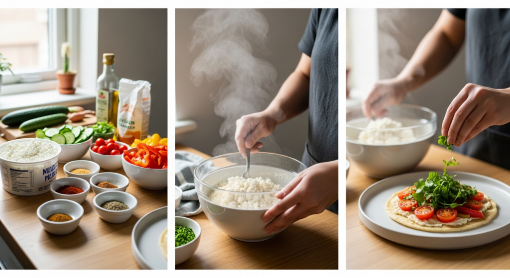 Wholesome Cottage Cheese Flatbread