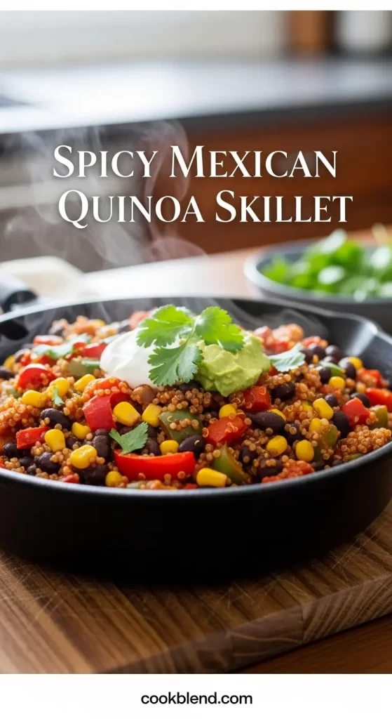 Spicy Mexican Quinoa Skillet