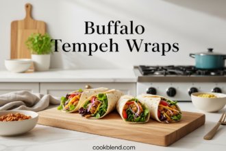 Buffalo Tempeh Wraps