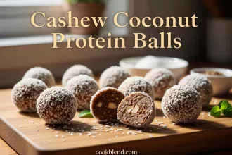 Cashew Coconut Protein Balls