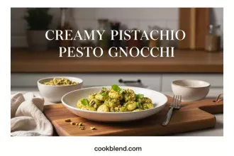 Creamy Pistachio Pesto Gnocchi