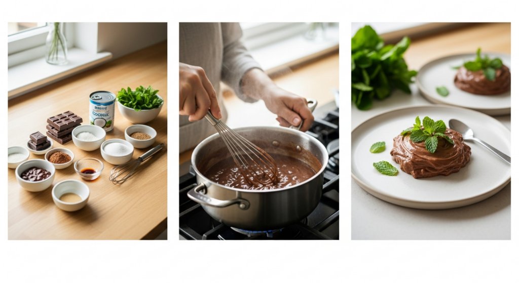 Decadent Coconut Milk Chocolate Pudding