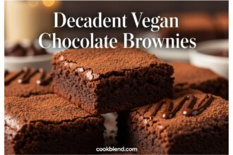 Decadent Vegan Chocolate Brownies