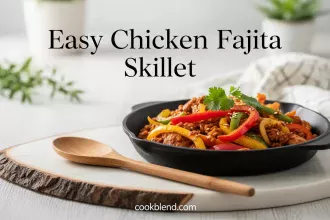 Easy Chicken Fajita Skillet