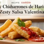 Enjoy Crispy Chicharrones de Harina with Zesty Salsa Valentina