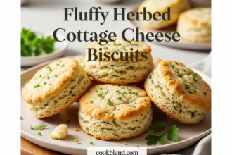 Fluffy Herbed Cottage Cheese Biscuits