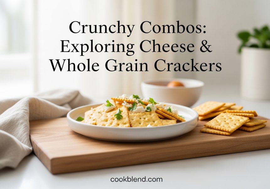 Crunchy Combos: Exploring Cheese & Whole Grain Crackers
