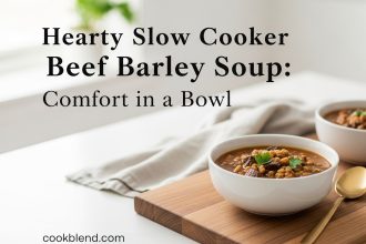 Hearty Slow Cooker Beef Barley Soup: Comfort in a Bowl