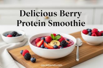 Delicious Berry Protein Smoothie