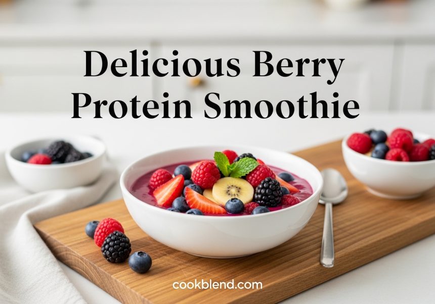 Delicious Berry Protein Smoothie