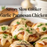 Savory Slow Cooker Garlic Parmesan Chicken