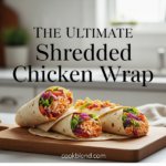The Ultimate Shredded Buffalo Chicken Wrap