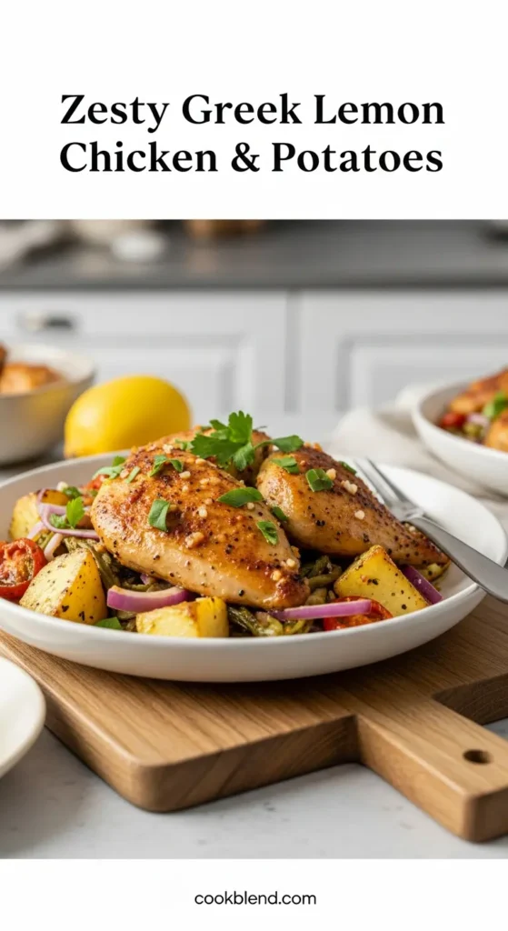 Zesty Greek Lemon Chicken and Potatoes