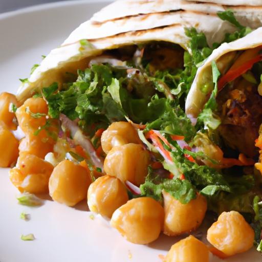 Spicy Buffalo Chickpea Wrap: A Flavor-Packed Vegan Delight