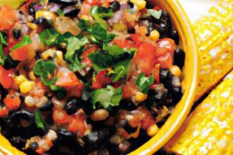 Zesty Black Bean and Corn Salsa: A Fresh Flavor Fiesta