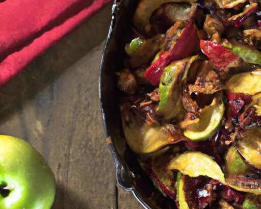 Sweet Meets Veggie: Sugar-Free Apple Zucchini Crisp Delight