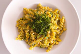 Twist into Flavor: Fusilli with Peppery Arugula Pesto