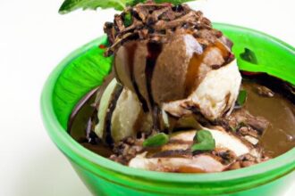 Chill Out: The Ultimate Vegan Mint Chocolate Chip Scoop