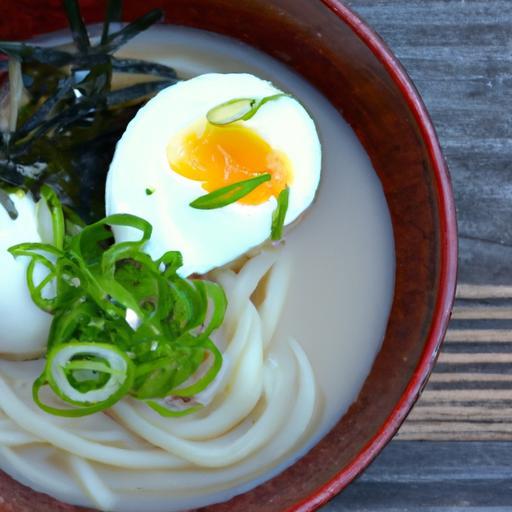 Creamy Sesame Miso Soup with Vegan Somen Noodles Delight