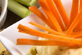 Baba Ganoush & Carrot Sticks: A Flavorful Veggie Duo