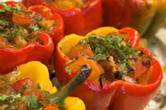 Flavor-Packed Italian Stuffed Bell Peppers: A Savory Delight