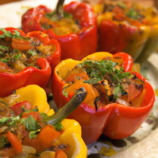 Flavor-Packed Italian Stuffed Bell Peppers: A Savory Delight