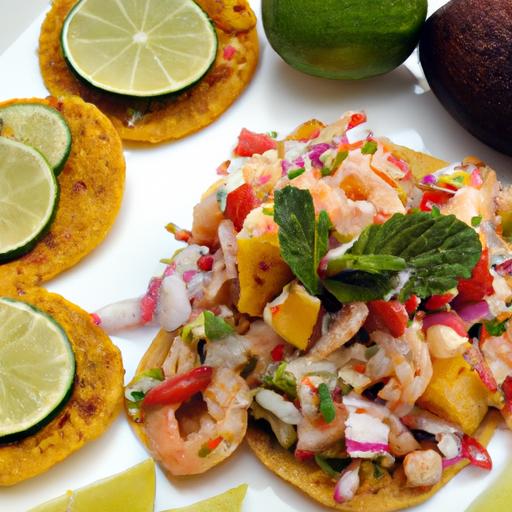Crisp and Zesty: The Art of Tostadas de Ceviche Delight