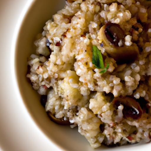 Savor the Earthy Delight: Mushroom & Quinoa Risotto Recipe