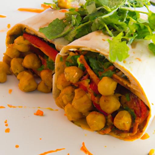 Spicy Buffalo Chickpea Wrap: A Flavor-Packed Vegan⁣ Delight