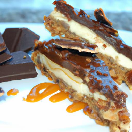 Decadent Fudge Bliss: Chocolate Candy Bars Meet peanut Butter