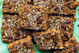Chia Flax Energy Squares: Boost Your Day with Natural Power