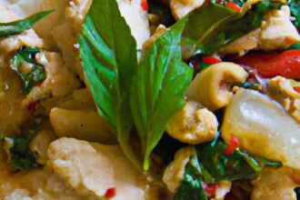 Savor the Flavors of Authentic Thai Basil Chicken Delight