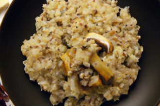 Savor the Earthy Delight: Mushroom & Quinoa Risotto Recipe