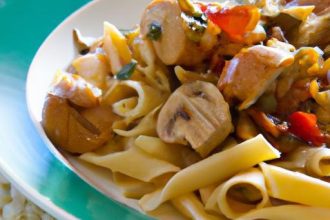One-Pan Chicken Apple Sausage Pasta: Quick & Flavorful Feast