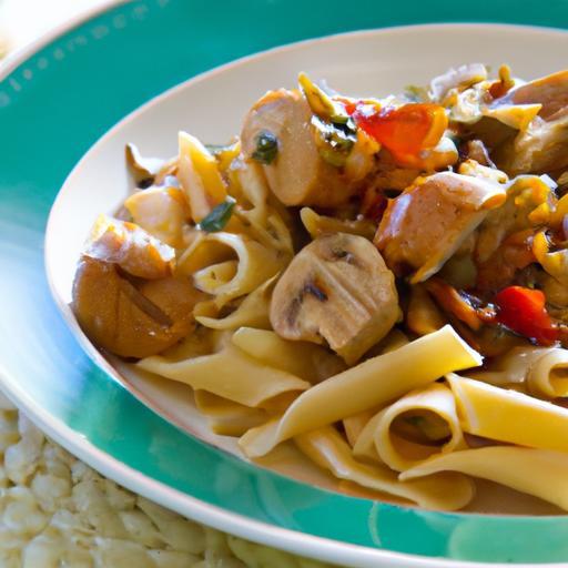 One-Pan Chicken Apple Sausage Pasta: Quick & Flavorful Feast