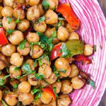 Fiery Roasted Chickpeas & Veggies: A Zesty Healthy Snack