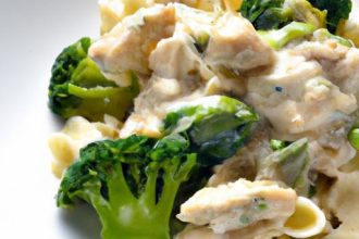 Creamy 25-Minute One-Pot Chicken Broccoli Alfredo Delight