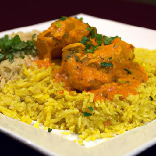 Savor the Flavors: Authentic Indian Butter Chicken with Rice
