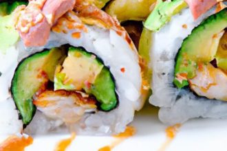 Tiger Roll Delight: Savor Shrimp Tempura & Creamy Avocado