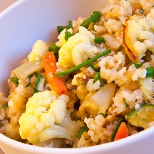 Cauliflower Fried Rice: A Flavorful Low-Carb Twist on Tradition
